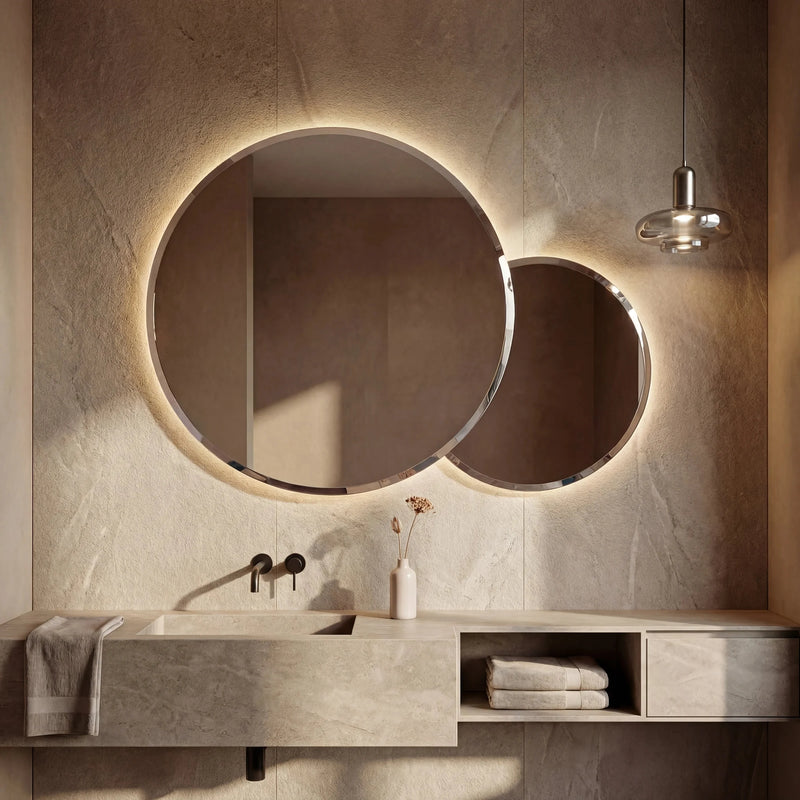 DUO R mirror, Elegance Collection. Claris Company.