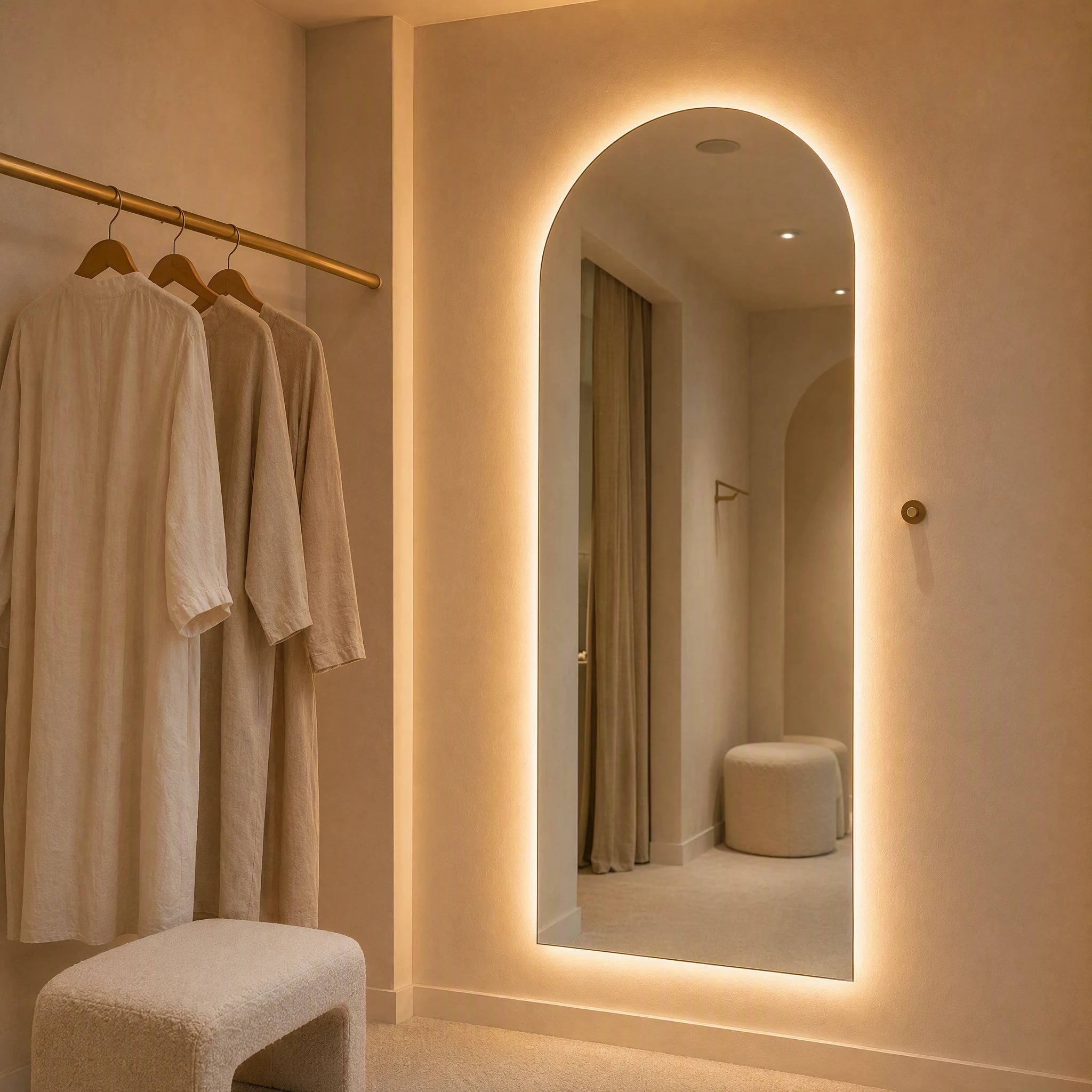 PULSE STUDIO in a boutique dressing room