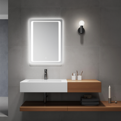 Elegant DIMO mirror blending seamlessly into modern decor