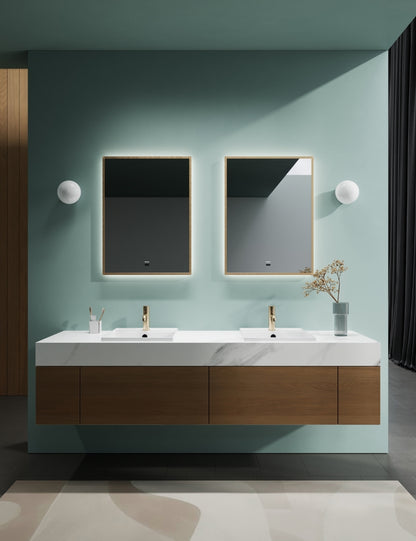 "ORO Light mirror featuring wave motion sensor for touchless control
