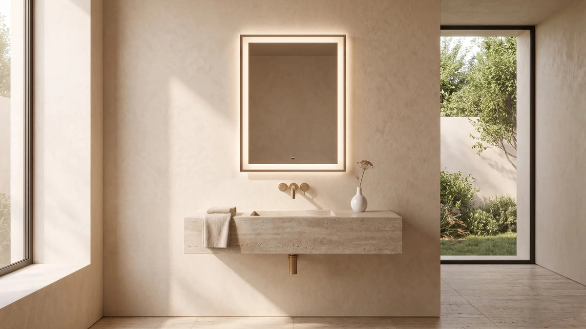 Claris MORENO mirror in a room, wide view
