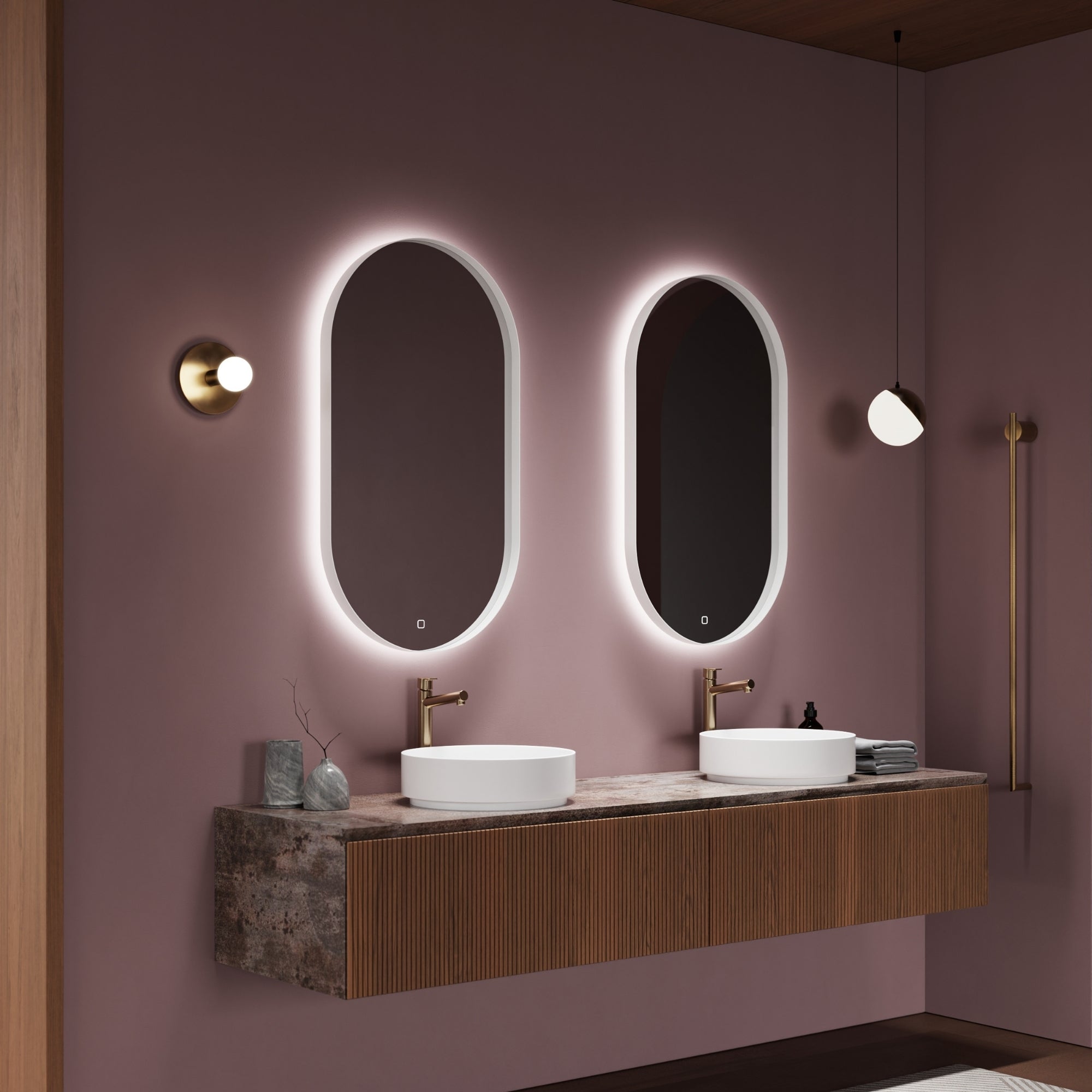 Elegant DIANO WHITE Mirror - Perfect for Living Room, Bedroom, or Bathroom
