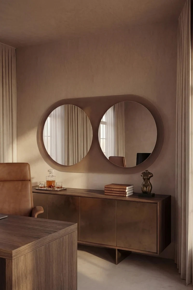 JUMEAU mirror, Gemini Collection. Claris Company.