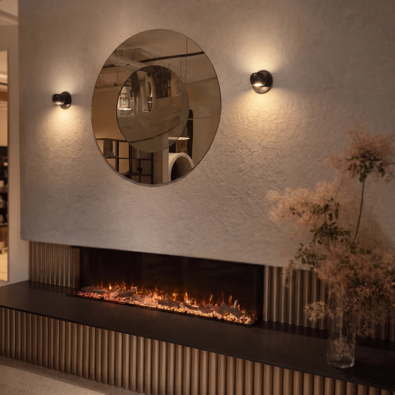 OKO mirror in a bathroom, Art Collection. Claris Company.
