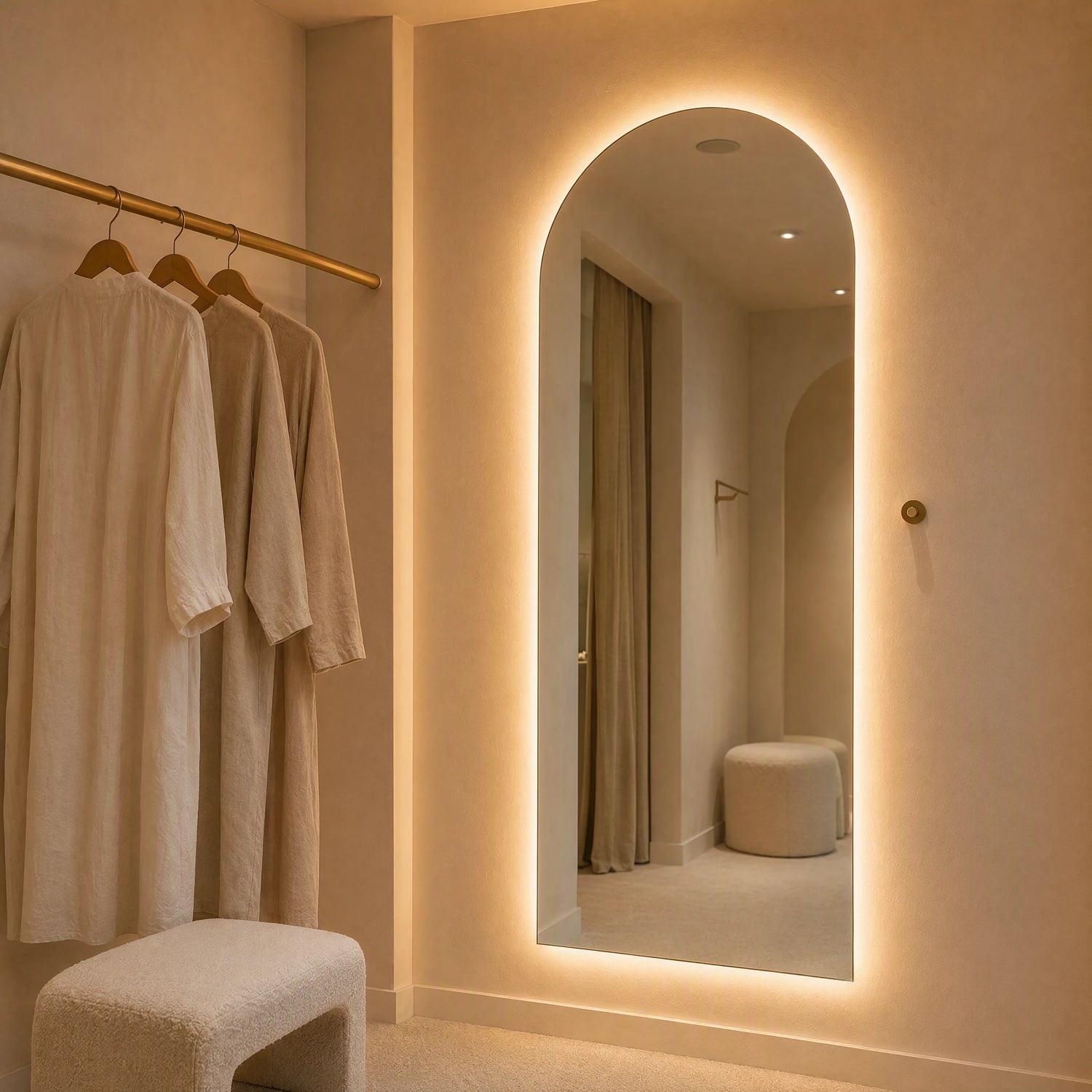 PULSE STUDIO in a boutique dressing room