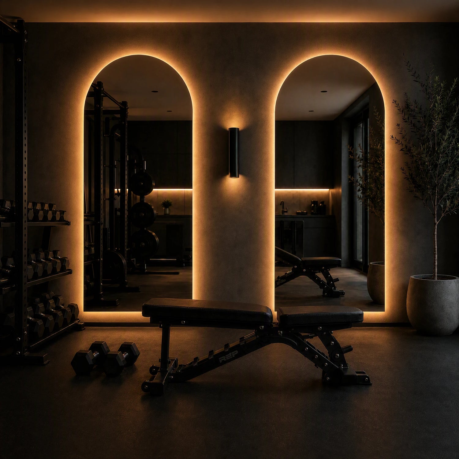 PULSE STUDIO in a private gym, paired