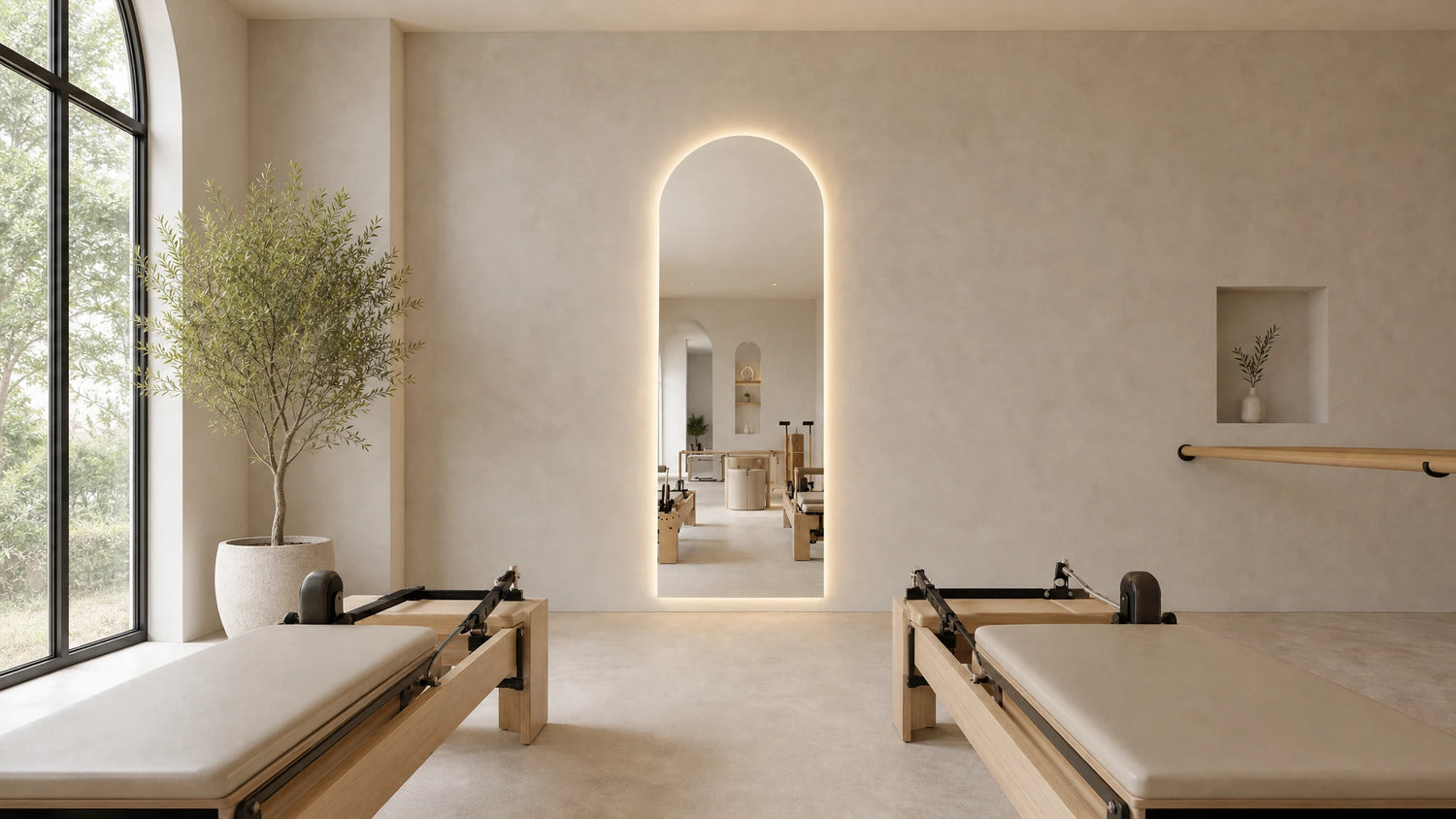 PULSE STUDIO in a pilates studio, wide view