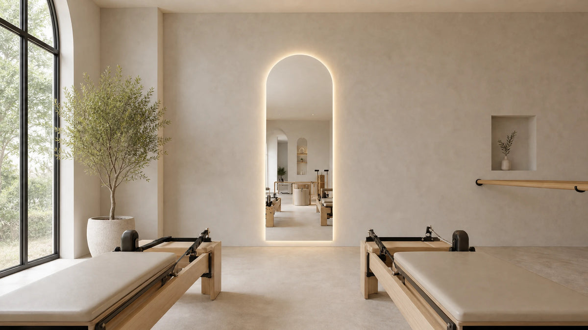 PULSE STUDIO in a pilates studio, wide view