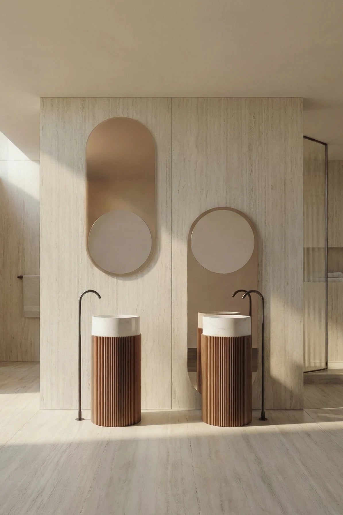 TWINS mirror, Gemini Collection. Claris Company.