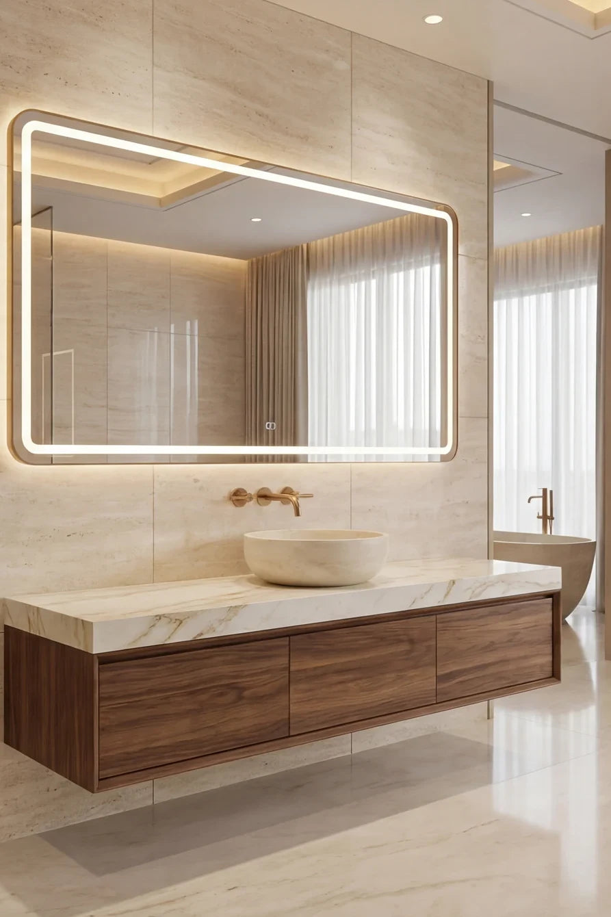 VITA mirror, Radiance Collection. Claris Company.