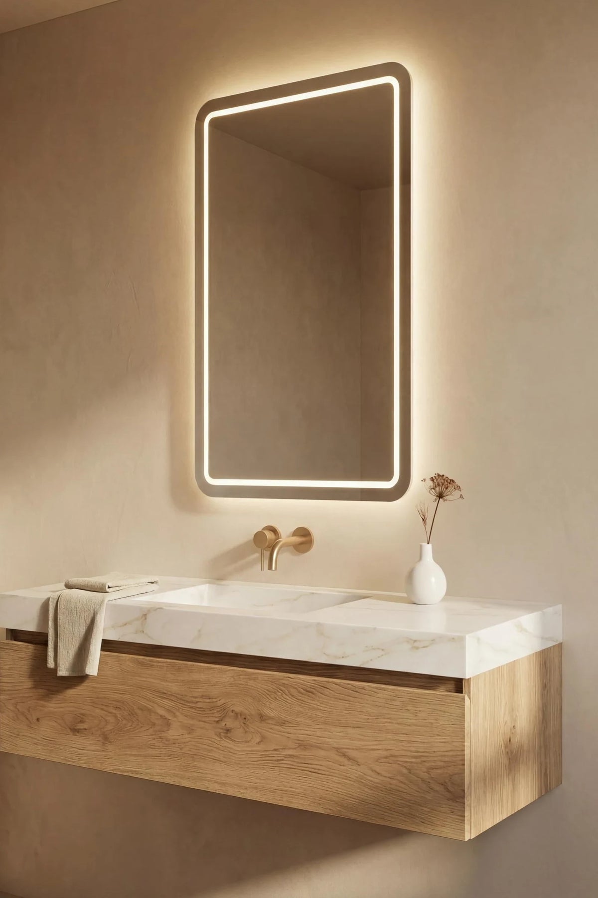 VITA mirror, Radiance Collection. Claris Company.